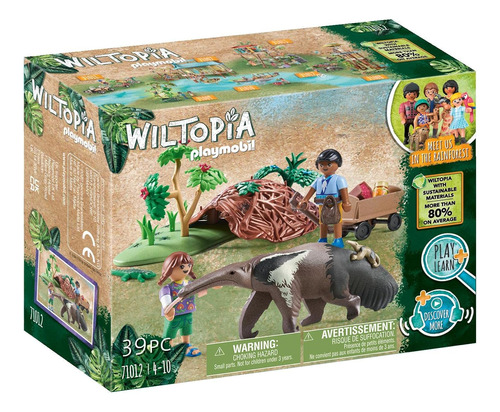 Playmobil Wiltopia - Cuidado Del Oso Hormiguero