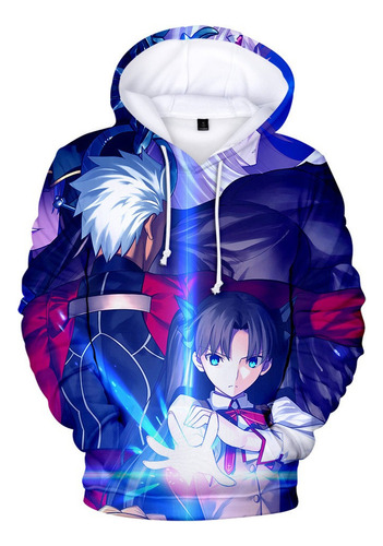 Sudaderas Anime Fate Stay Night Manga Larga Moda