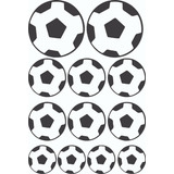 Adesivo Decorativo Parede Quarto Menino Bola De Futebol