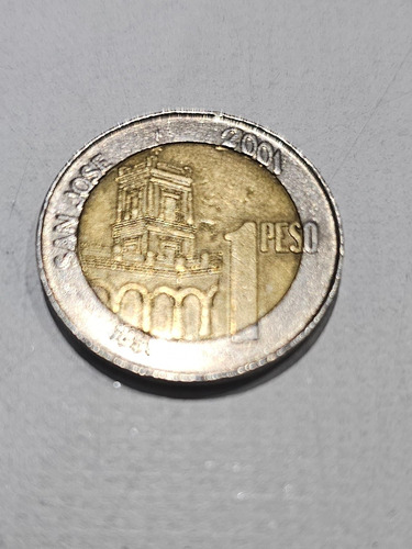 Moneda De 1 Peso Urquiza Bimetalica 2001