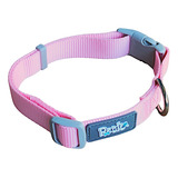 Collar Ajustable Para Mascotas Talla Mediana Marca Petit Color Rosa Mediano Rosa Tamaño Del Collar Mediano