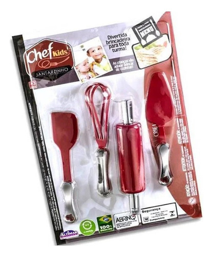 Juego De Cocina X4 Utensilios Juguete Plástico Infantil