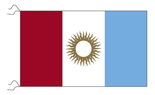 Bandera De Córdoba 90 X 60cm Oficial Refuerzo Y Sogas