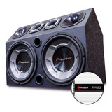 Caixa Som Trio 2 Sub Pioneer 3060 + Modulo Taramps Ds 800x4