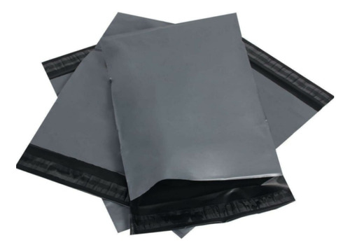 Envelope Plastico Cinza Saco Correio Sedex Cinza 12x18 1000