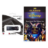 Usb 128 Gb 50 Películas Clásicas Disney Infantil Full Hd 