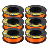 Tanza Albañil 0,8 Rollo X 100 Mts Calidad Premium - Pack X6 Color Naranja