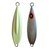 Isca Artificial Pesca Jumping Jig Hippo 30g  Prata E Glow