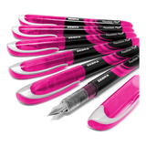 Zebra Fuente - Disposable Fountain Pen - Pink Ink - Pack Of