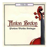 Vns-150 Cuerdas Violin 4/4 Perlon Anton Breton