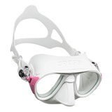 Visor Mascara Cressi Calibro Blanco-rosado Pesca Sub Apnea 