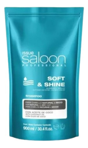 Issue Saloon Soft & Shine Shampoo De 900 Ml