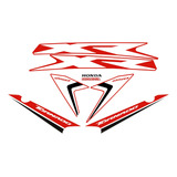 Kit De Calcos Honda Tornado 2017 A 2023 Rojo Laminadas