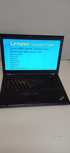 Notebook Lenovo Thinkpad T430... Impecable
