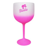 Taça De Gin Degrade Personalizada Rosa Barbie