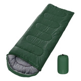 Sleeping Bag Bolsa De Dormir Térmica Colchoneta Portátil Color Verde