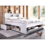 Cama Box Moderna 2 Plazas  Dormitorio Habitación Cmm-002