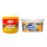 Jabon Calabaza + Aceite Castor Restaura Protege Calzado Piel