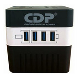 Cdp Ru-avr604 Regulador 600va / 300w, 4 Contactos, 4 Puertos