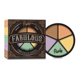 Paleta Correctores Fabulous Concealer Wheel Rude Cosmetics 