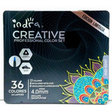 Indra. Creative Limited. 24 Lápices De Colores 36 Tonos.