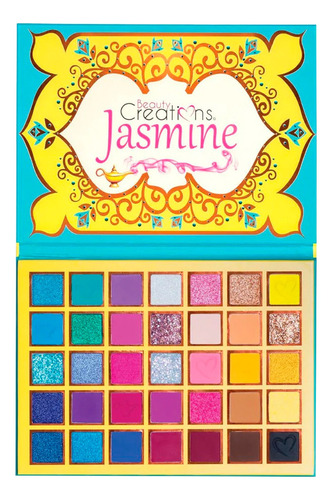 Paleta De Sombras Jasmine - Beauty Creations 35 Tonos Color De La Sombra Variado