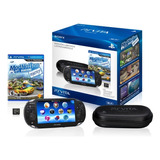 Ps Vita Slim+ 2 Juegos+ Estuche De Cuero Original 