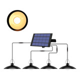 Panel De Lámpara Solar Exterior/interior Con Lámpara De Sens