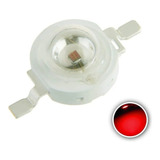 Led Chip 3w Pack 10 Unidades Led Smd 3 Watts Color Rojo