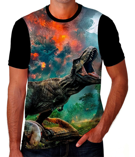 Camisa Camiseta Jurassic Park World Dinossauro Envio Hoje 06