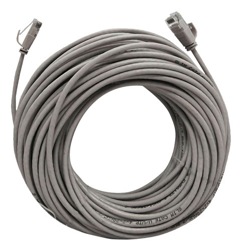 Cable Cat6 18mts  Gris Con Conectores Rj-45 Enson Ens-ip18