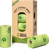 Bolsas Biodegradables Para Caca De Perro, 100 % Compostables