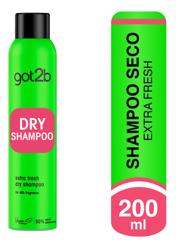 Shampoo Seco Got2b Extra Fresh 200ml