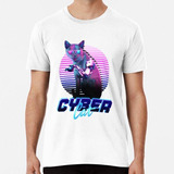 Remera Cybercat Pet Cyborg Cat Cyberstyle 2077  Video Game A