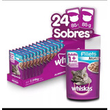 Alimento Humeto Whiskas 24 Sobres 85g Cu