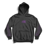 Hoodie Frizado Handmade Purple