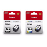 Pack De Tintas Canon N° 145 Black Y N° 146 Color