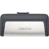 Memoria Usb Sandisk Ultra Dual Drive, 128gb, Usb C 3.0, Plat
