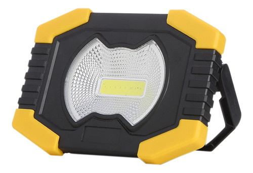 Luz Solar Con Foco De 50 W, Luz De Trabajo Led, Recargable P