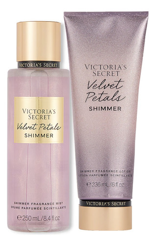 Perfume Velvet Petals Victorias Secret Shimmer Duo Con Bolsa