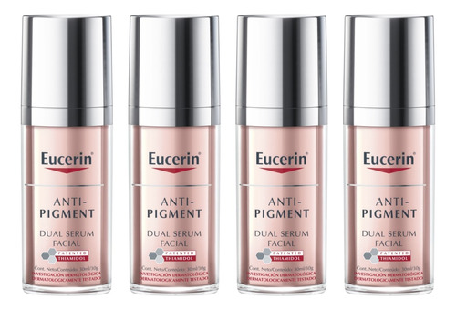 Combo X4  Eucerin Serum Dual Facial Anti-pigment 30ml