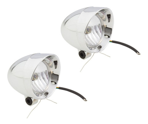 Juego Faros Auxiliares Para Motos Tipo Chopper Tc200