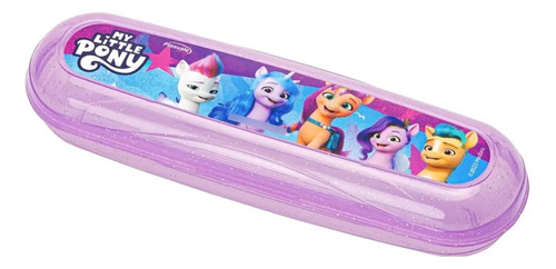 Porta Escova De Dentes Talher Infantil Plástico My Pony