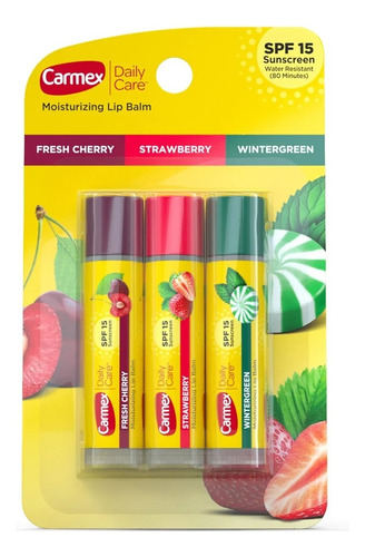 Pack De 3 Carmex En Barra De Sabores