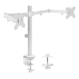 Soporte En C Doble Para Monitor De 13 A 38 Pul Blanco