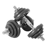 Mancuernas Ajustables 20kg Pesas Gym Bulk Fitness Bf1010