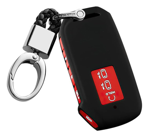 7 Botones Smart Remote Key Fob Cover Abs Car Key Holder Case