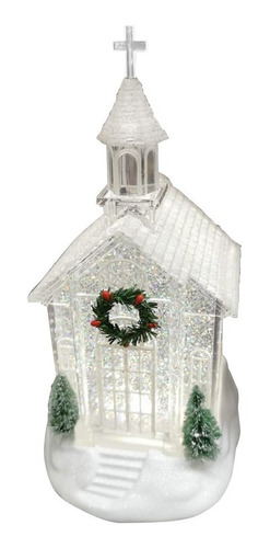 Decoración Casa Navidad Cristal Nieve Automática Zx-1908b 