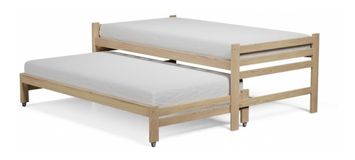 Cama Nido 1 1/2 Plaza Y Media Sin Lustre 100 X 190 