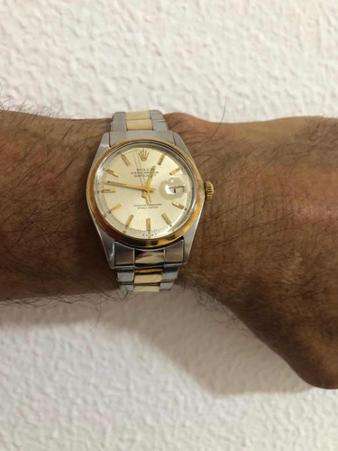 Relógio Rolex Oyster Perpetual Datejust Ouro E Aço Masculino